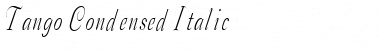 Download Tango Condensed Italic Font Title Preview