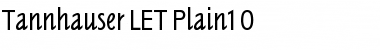 Download Tannhauser LET Plain Font