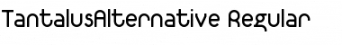 Download TantalusAlternative Regular Font