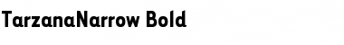 Download TarzanaNarrow Bold Font Title Preview