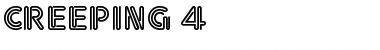 Download Creeping 4 Regular Font Title Preview