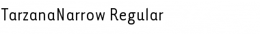 Download TarzanaNarrow Regular Font Title Preview