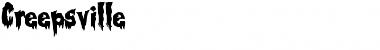 Download Creepsville Regular Font Title Preview