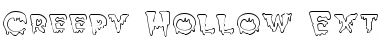 Download Creepy HollowExtended Normal Font Title Preview