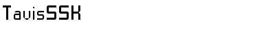 Download TavisSSK Regular Font Title Preview