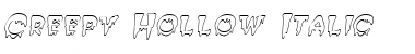 Download Creepy Hollow Italic Font Title Preview