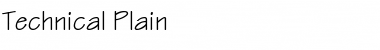 Download Technical Plain Font Title Preview