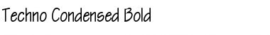 Download Techno-Condensed Bold Font