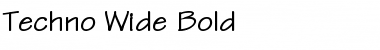 Download Techno-Wide Bold Font Title Preview