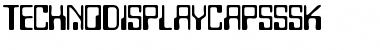 Download TechnoDisplayCapsSSK Regular Font Title Preview