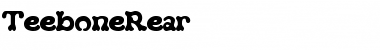 Download Teebone Regular Font Title Preview