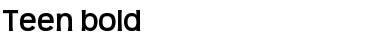 Download Teen bold Font Title Preview