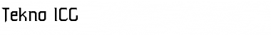 Download Tekno ICG Regular Font Title Preview