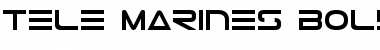 Download Tele-Marines Bold Bold Font Title Preview