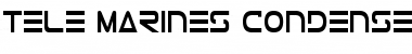 Download Tele-Marines Condensed Bold Condensed Bold Font Title Preview