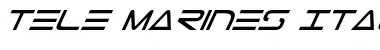 Download Tele-Marines Italic Italic Font Title Preview