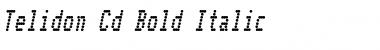 Download Telidon Cd Bold Italic Font Title Preview