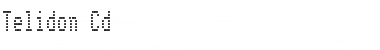 Download Telidon Cd Regular Font Title Preview