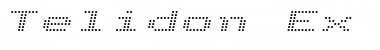 Download Telidon Ex Italic Font Title Preview