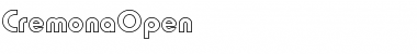Download CremonaOpen Regular Font Title Preview