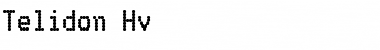Download Telidon Hv Regular Font Title Preview