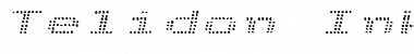 Download Telidon Ink Ex Italic Font Title Preview