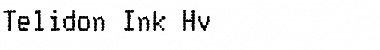 Download Telidon Ink Hv Regular Font Title Preview