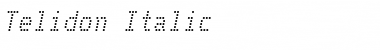 Download Telidon Italic Font Title Preview