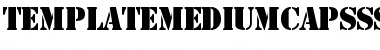 Download TemplateMediumCapsSSK Regular Font Title Preview