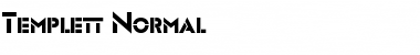 Download Templett Normal Font Title Preview