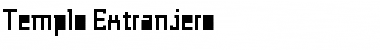 Download Templo Extranjero Regular Font Title Preview