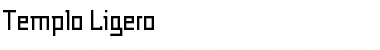 Download Templo Ligero Regular Font Title Preview