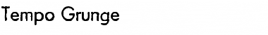 Download Tempo Grunge Regular Font Title Preview