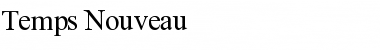 Download Temps Nouveau - DGL R(20 Font Title Preview