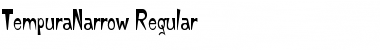 Download TempuraNarrow normal Font Title Preview