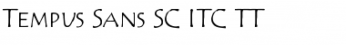 Download Tempus Sans SC ITC TT Regular Font Title Preview
