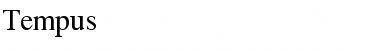 Download Tempus Regular Font Title Preview