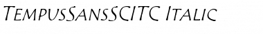 Download TempusSansSCITC BoldItalic Font Title Preview