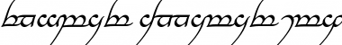 Download Tengwar Annatar Italic Font Title Preview