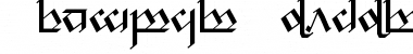 Download Tengwar Noldor-1 Regular Font Title Preview