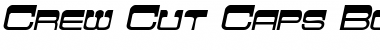 Download Crew Cut Caps Bold Italic Bold Italic Font Title Preview