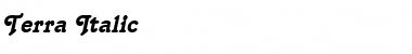 Download Terra Italic Font Title Preview