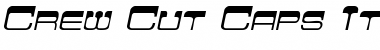 Download Crew Cut Caps Italic Italic Font Title Preview