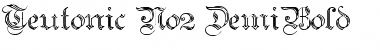 Download Teutonic No2 DemiBold Font Title Preview