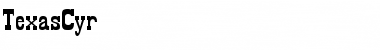 Download TexasCyr Regular Font Title Preview