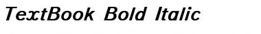 Download TextBook Bold Italic Font Title Preview