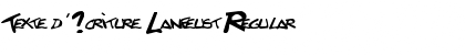 Download Texte d'?criture Lanfeust Regular Font Title Preview