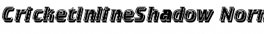 Download CricketInlineShadow Normal Font Title Preview