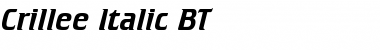Download Crillee It BT Italic Font Title Preview
