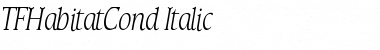 Download TFHabitatCond Italic Font